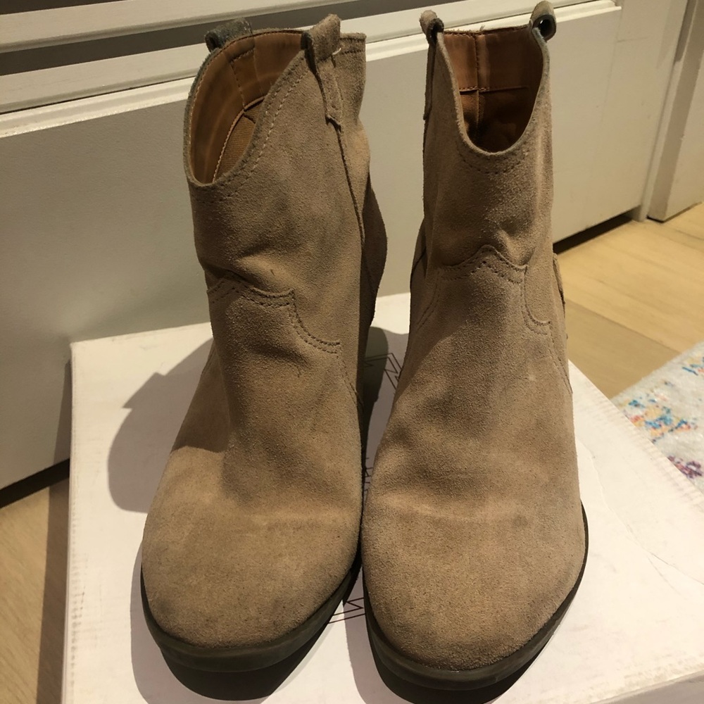 Suede Booties - Picture 2 of 3